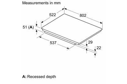 Siemens iQ500 80cm Built-in Induction Hob | ED851HWB1E