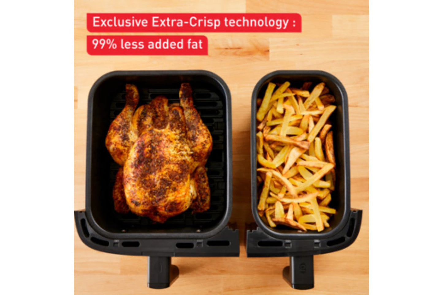 Tefal 8.3L Dual Easy Fry & Grill Air Fryer | EY905D40
