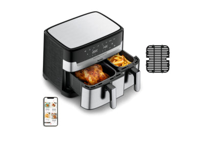 Tefal 8.3L Dual Easy Fry & Grill Air Fryer | EY905D40