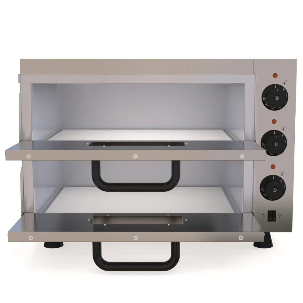 Empire Compact Twin Deck Electric Pizza Oven