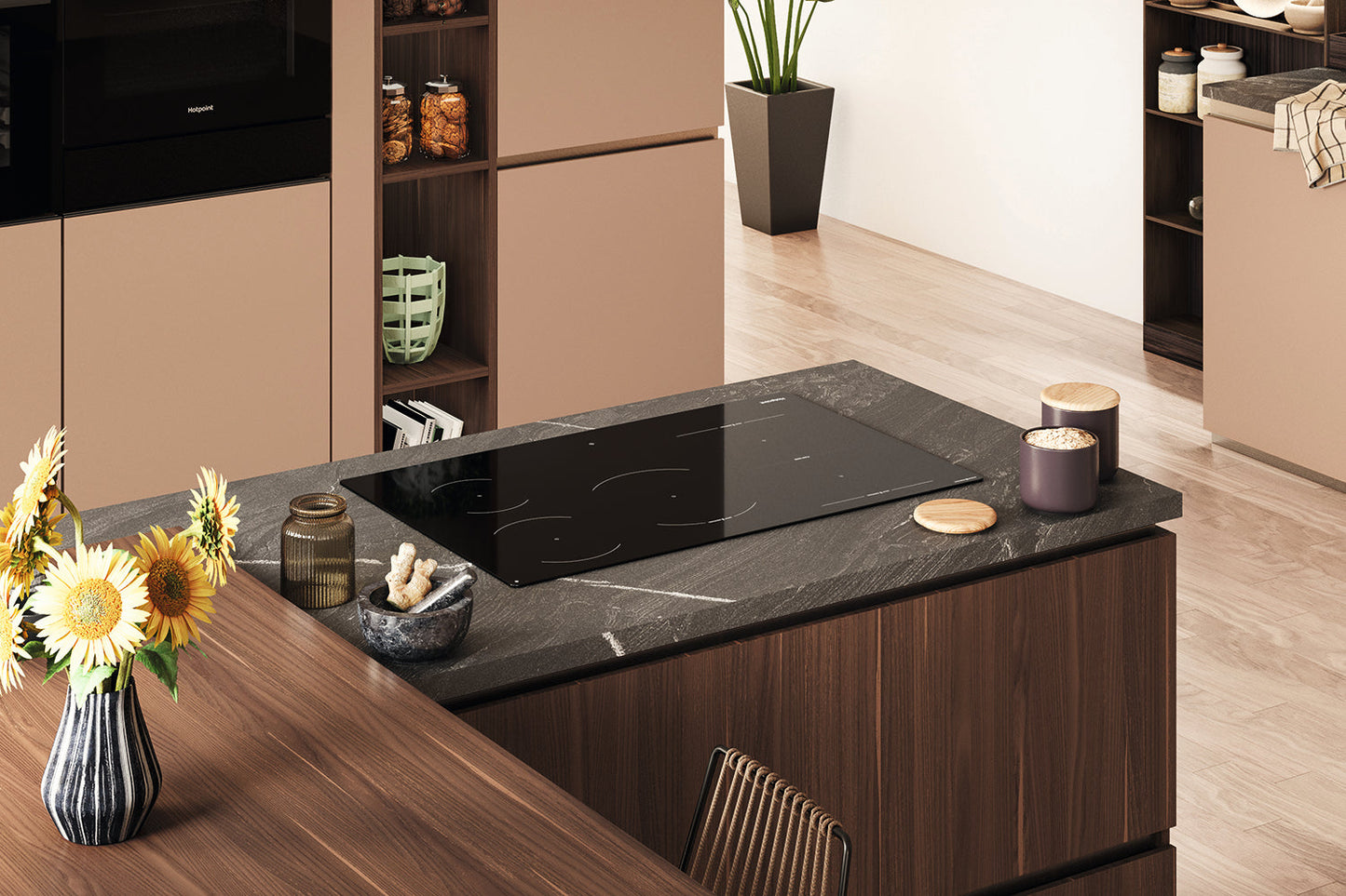 Hotpoint 80cm Built-in Induction Hob | HTX8017DCF2