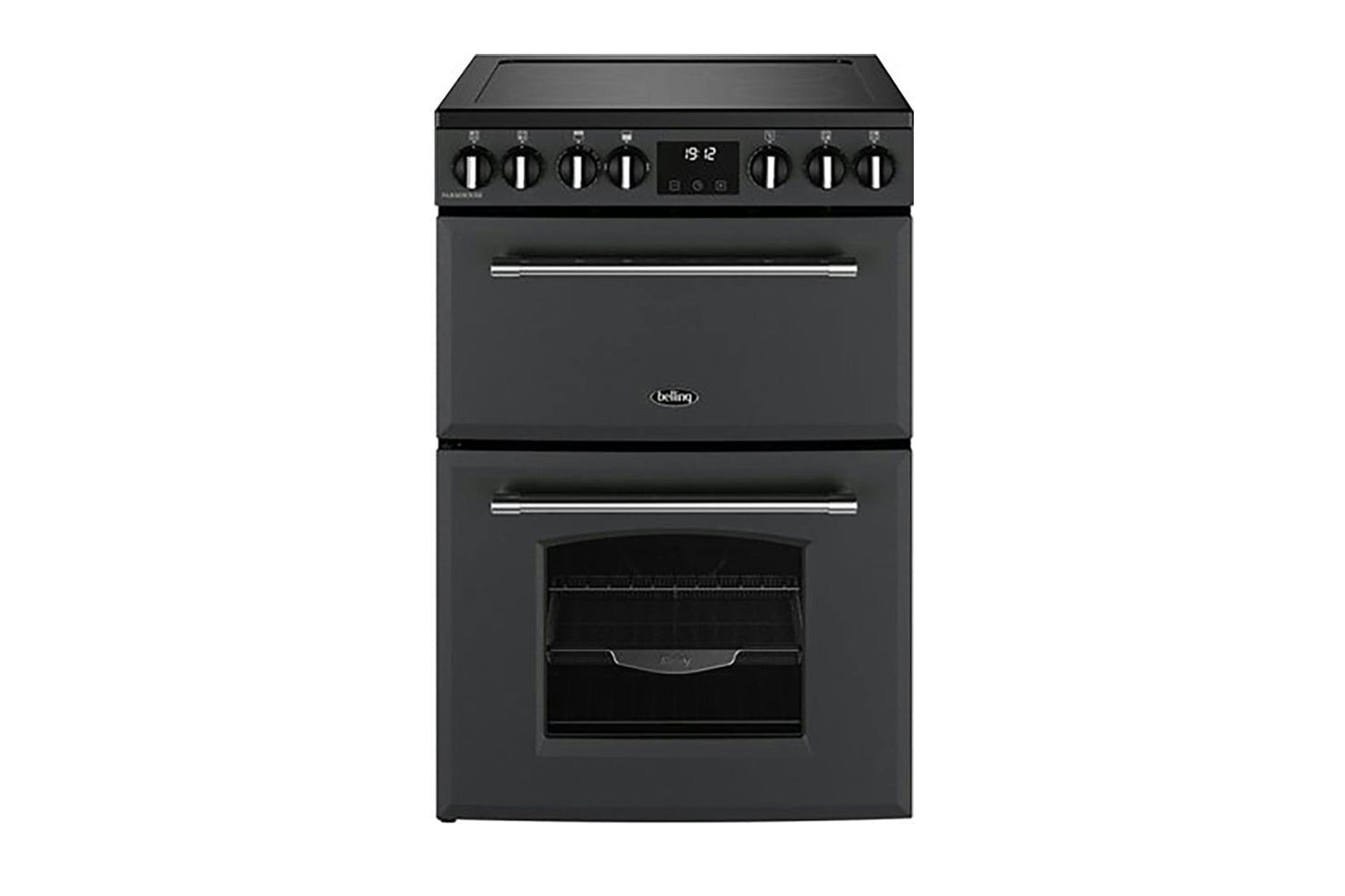 Belling Farmhouse 60cm Freestanding Electric Mini Range Cooker | FH60EANT | Anthracite