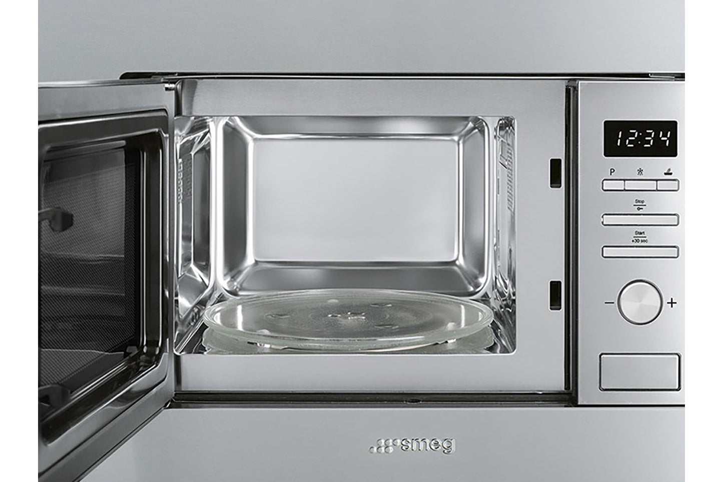 Smeg 20L 1250W Built-in Microwave | FMI020X | Stainless Steel