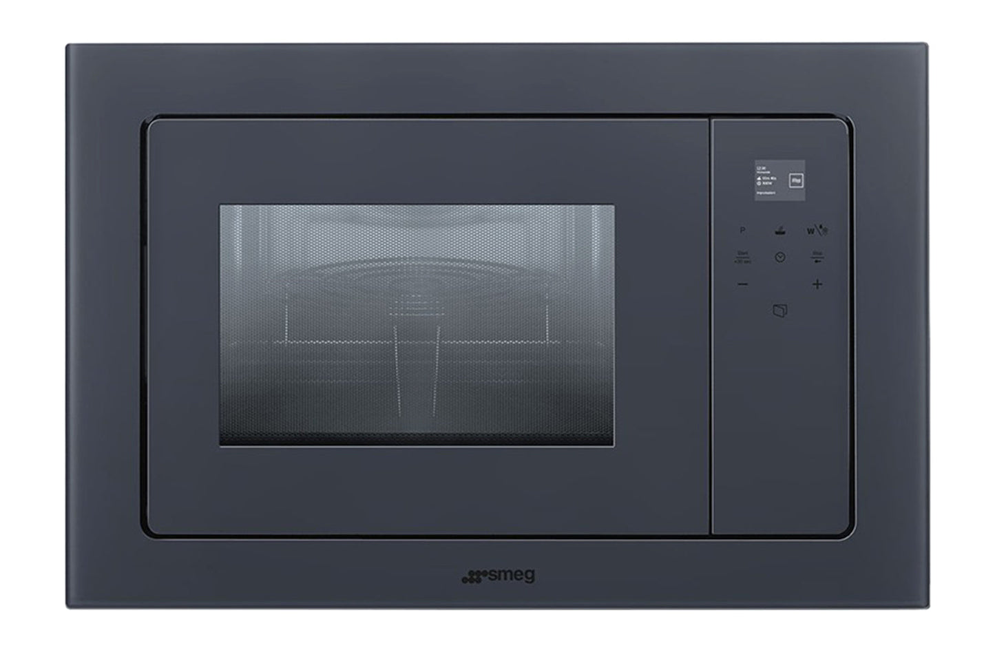 Smeg 21L 1300W Built-in Microwave| FMI120G | Neptune Grey
