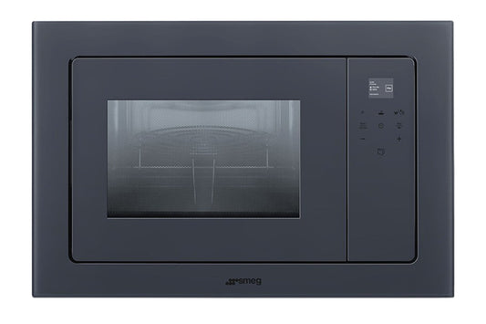 Smeg 21L 1300W Built-in Microwave| FMI120G | Neptune Grey
