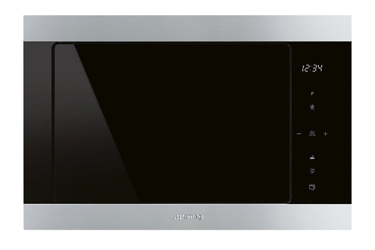 Smeg 25L 900W Built-in Microwave with Grill | FMI325X | Stainless Steel