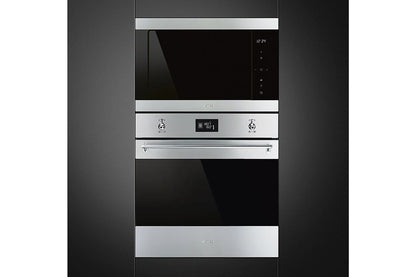 Smeg 25L 900W Built-in Microwave with Grill | FMI325X | Stainless Steel