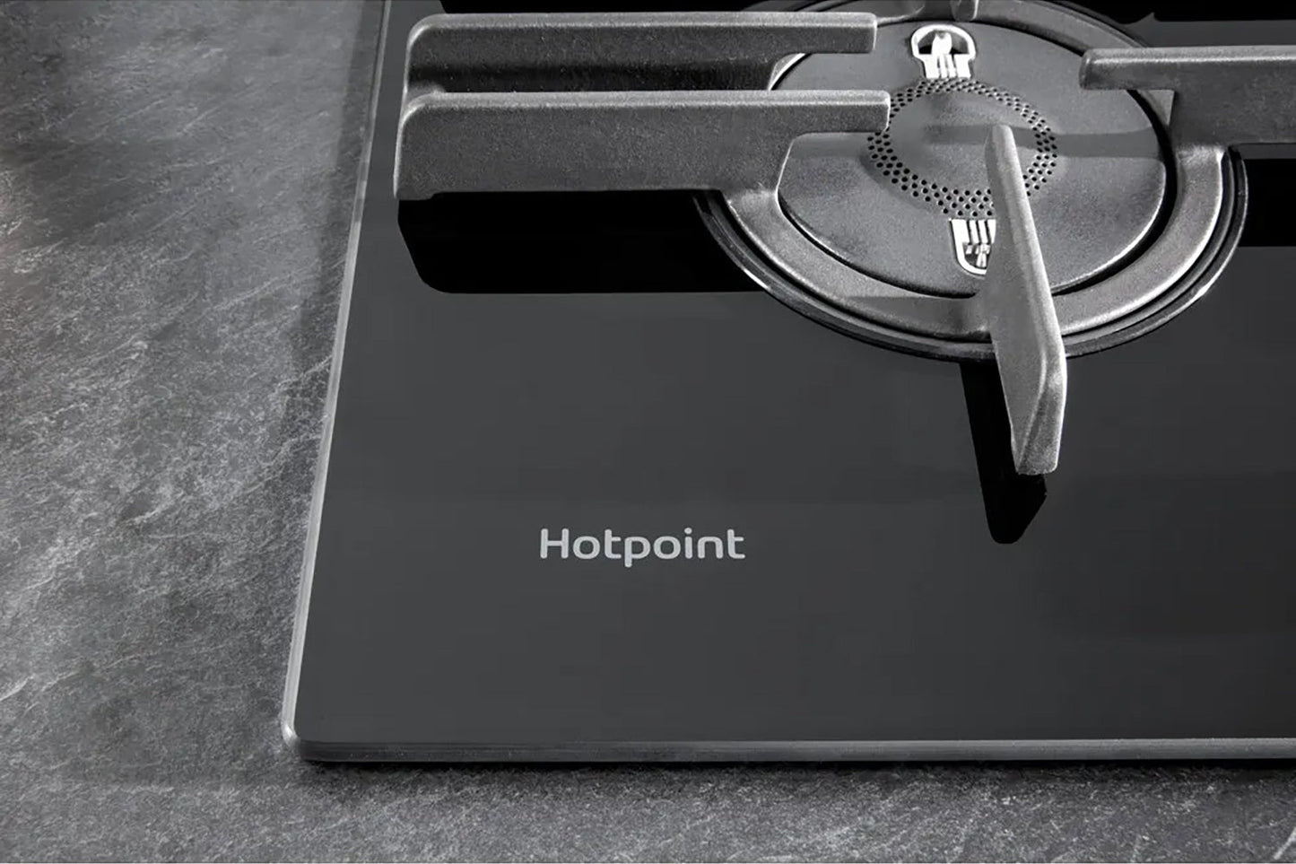 Hotpoint 75cm Built-in Gas Hob | FTGHG751D/H(BK) | Black