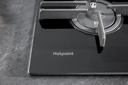 Hotpoint 75cm Built-in Gas Hob | FTGHG751D/H(BK) | Black