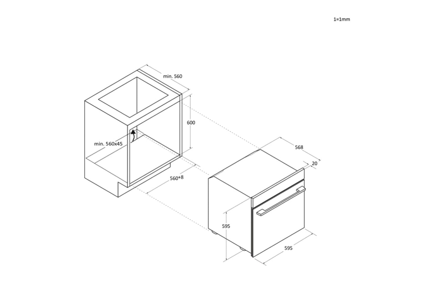 Haier ID Series Built-in Single Oven | H6ID25G3YTB1