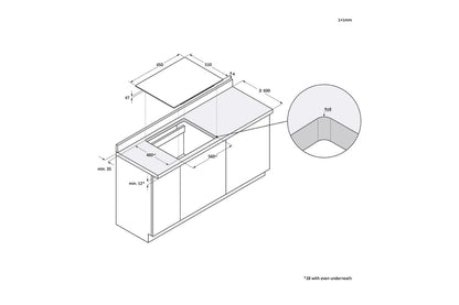 Haier ID Series 4 Induction Hob | HAMTB56IRB1S | Black