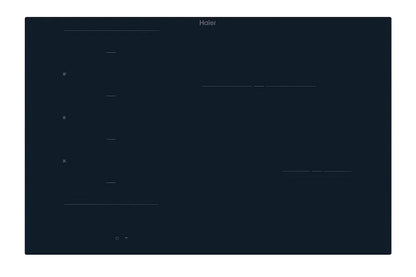 Haier Series 4 Induction Hob | HAMTB86IRCS | Black
