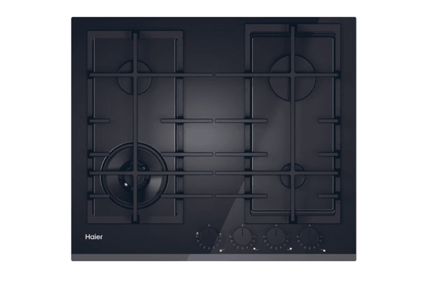 Haier Series 4 Glass Gas Hob | HAVG6BF4TBPB