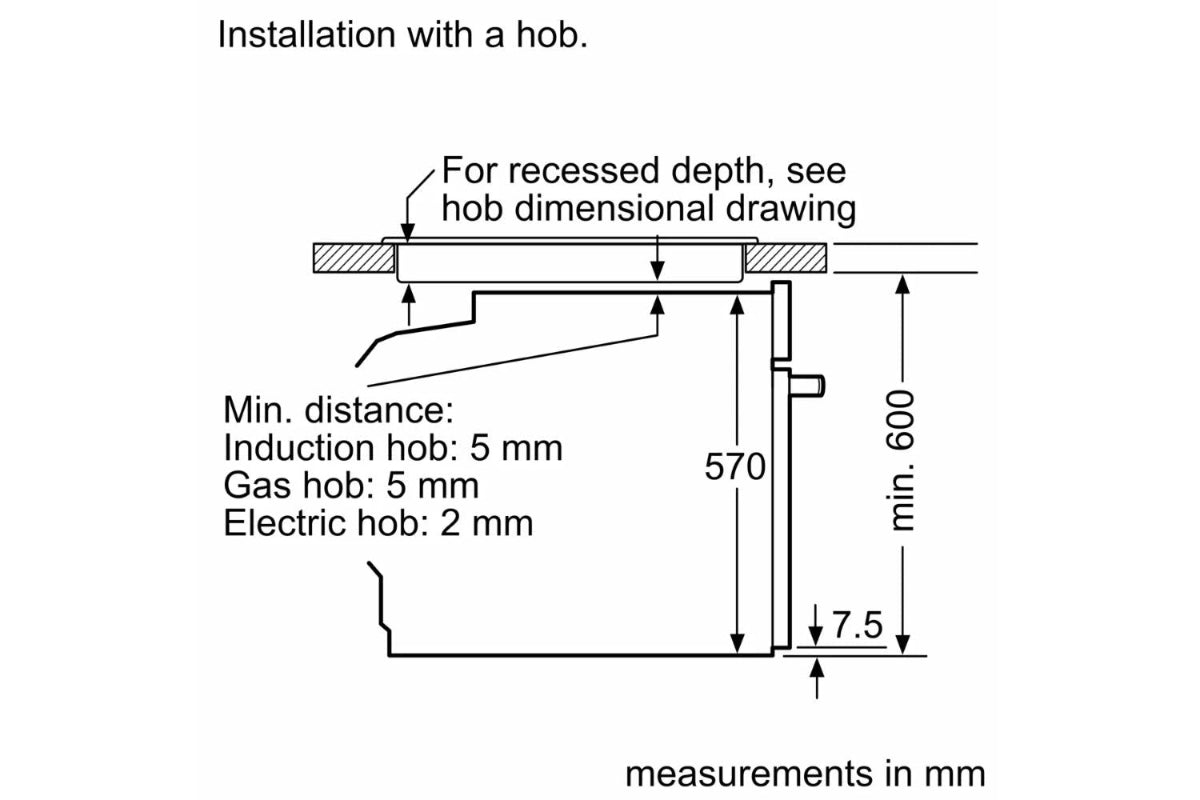 Bosch Series 4 Built-in Single Oven | HBS534BS0B