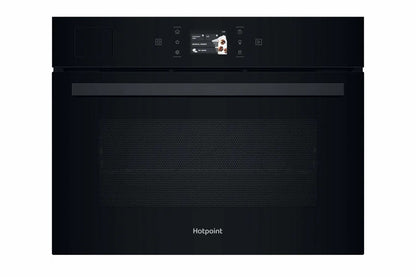 Hotpoint Class 8 Built-in Compact Electric Oven | HCS9A9PHTSBA | Black