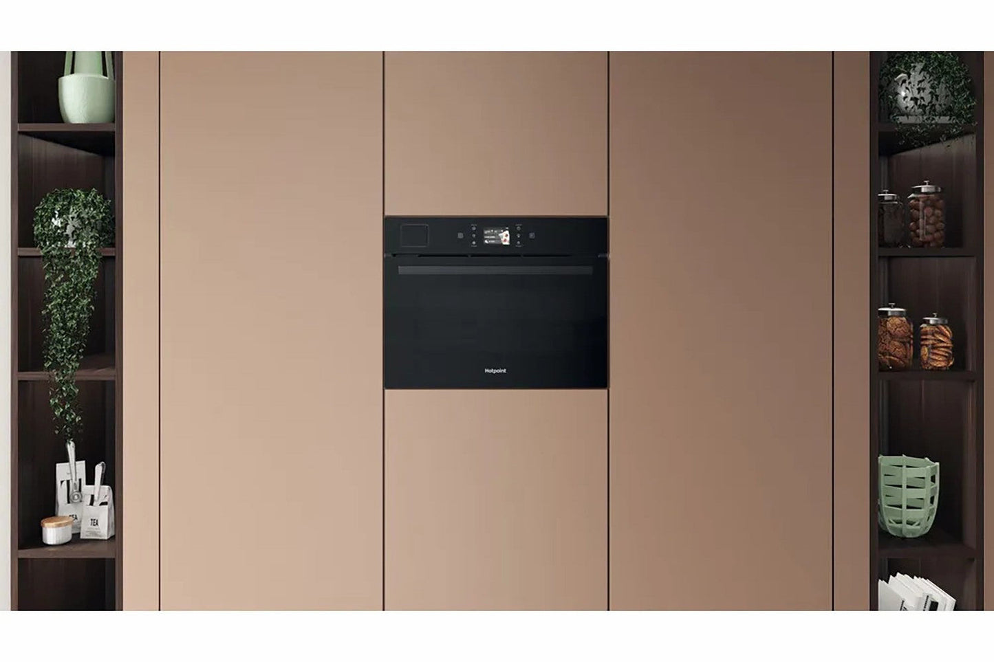 Hotpoint Class 8 Built-in Compact Electric Oven | HCS9A9PHTSBA | Black