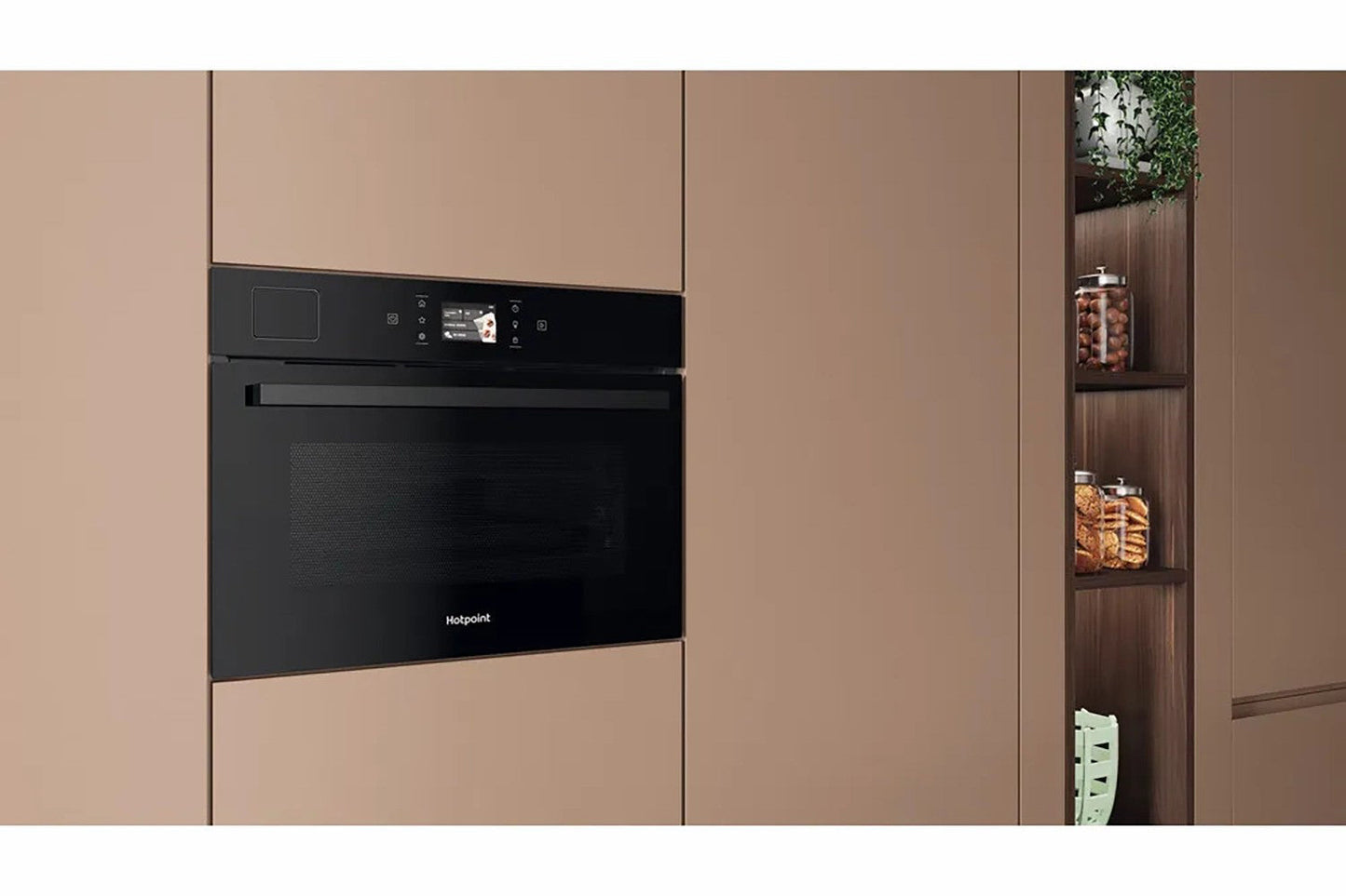Hotpoint Class 8 Built-in Compact Electric Oven | HCS9A9PHTSBA | Black