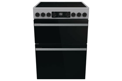 Hisense 60cm Freestanding Double Oven Electric Cooker | HDCEC6C20X | Stainless Steel