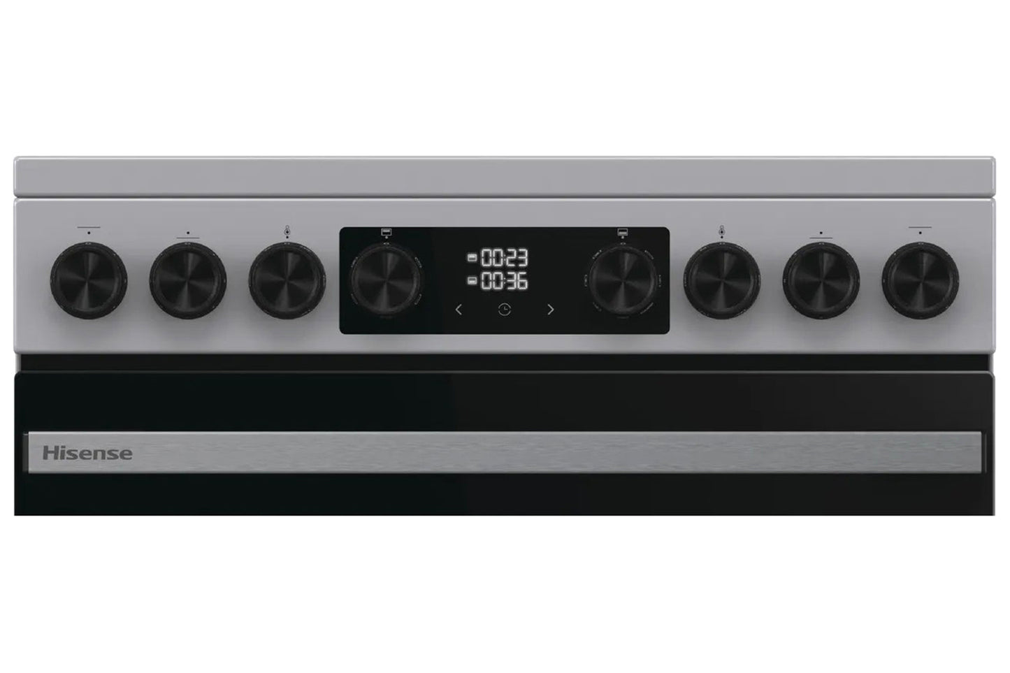 Hisense 60cm Freestanding Double Oven Electric Cooker | HDCEC6C20X | Stainless Steel