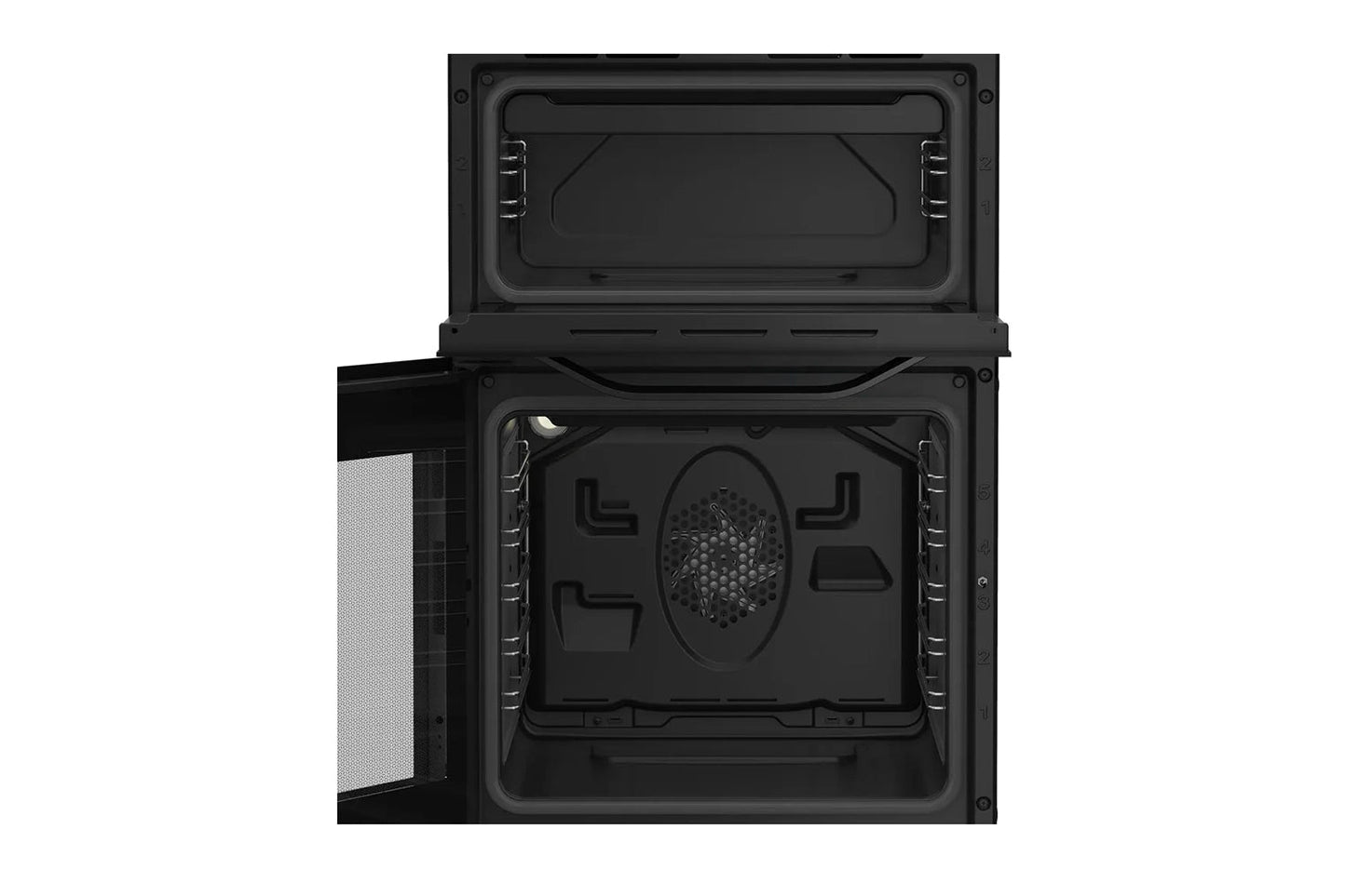 Hotpoint 50cm Double Oven Electric Cooker | HDE5VDCB | Black