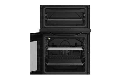 Hotpoint 50cm Double Oven Electric Cooker | HDE5VDCB | Black