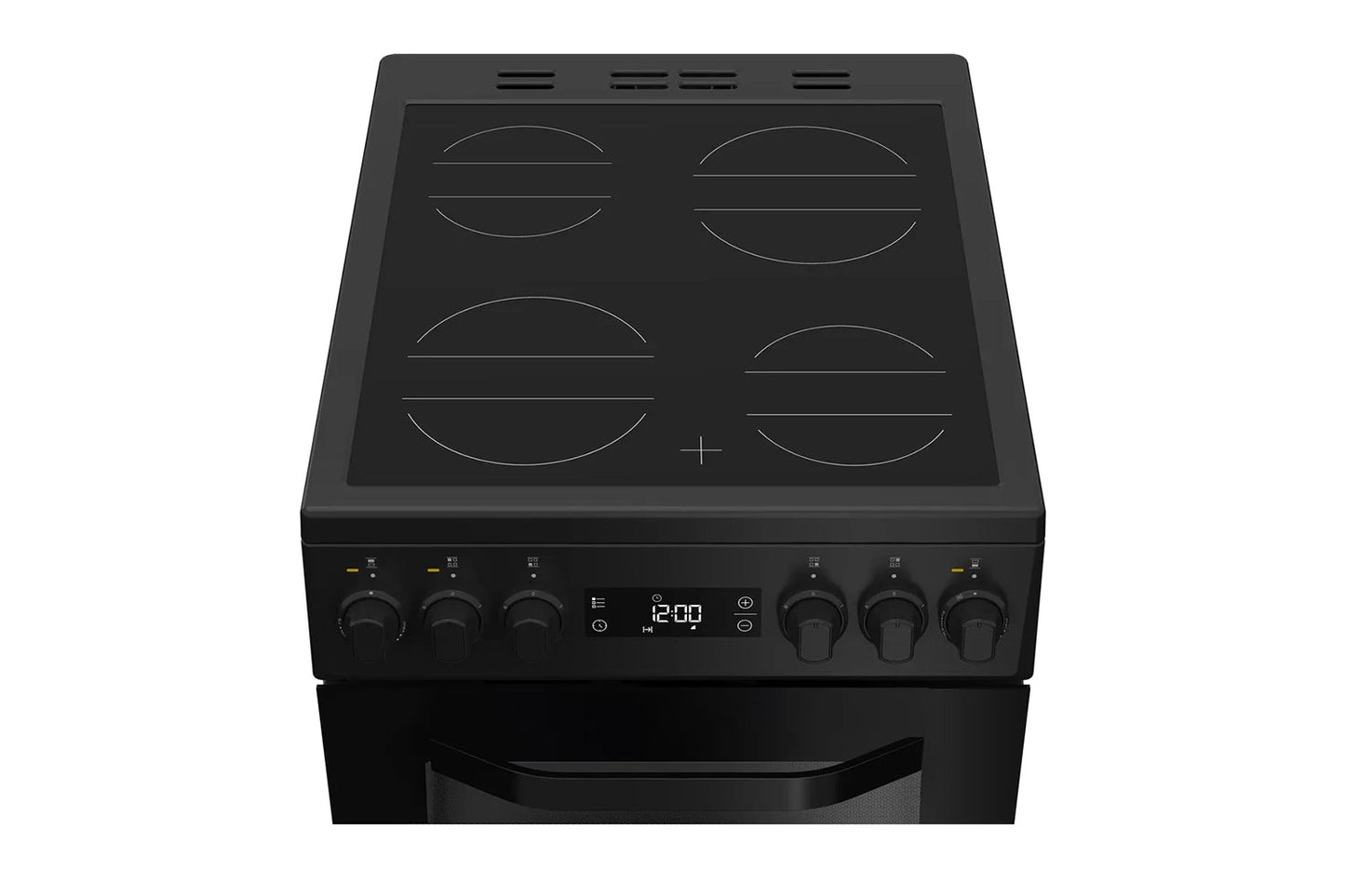 Hotpoint 50cm Double Oven Electric Cooker | HDE5VDCB | Black