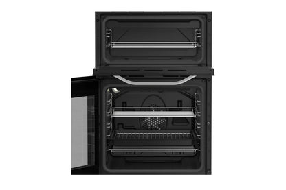 Hotpoint 50cm Double Oven Electric Cooker | HDE5VDCW | White