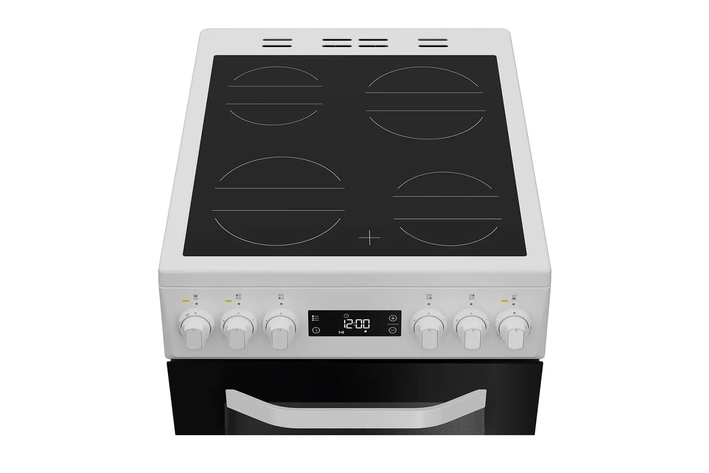 Hotpoint 50cm Double Oven Electric Cooker | HDE5VDCW | White