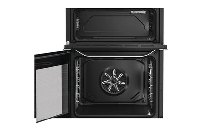 Hotpoint 60cm Double Oven Electric Cooker | HDE6VDCAX | Stainless Steel