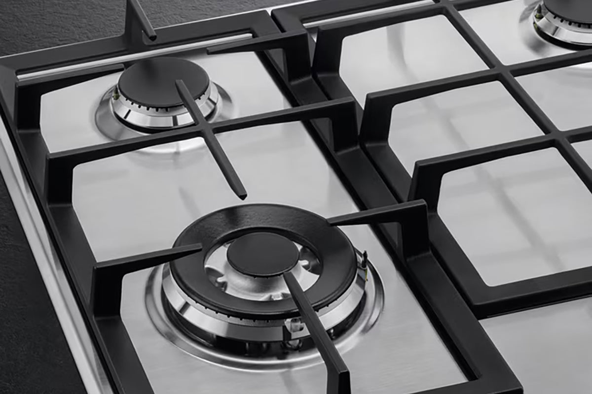 AEG 6000 Series 60cm 4 Burner Gas Hob | HGB64420YM | Stainless Steel