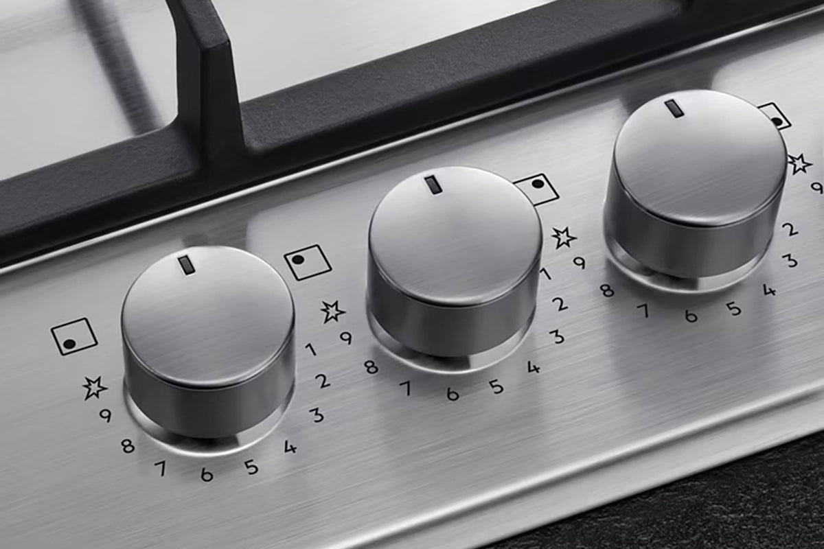 AEG 6000 Series 60cm 4 Burner Gas Hob | HGB64420YM | Stainless Steel