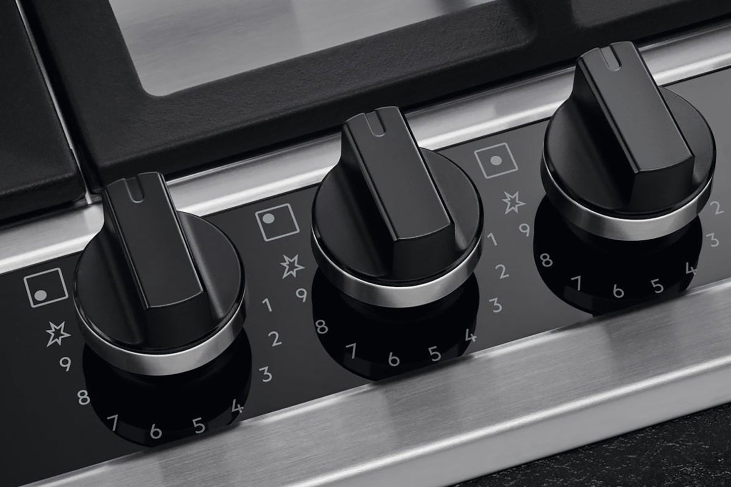 AEG 75cm 6000 Slim Line 5 Burner Gas Hob | HGB75420YM | Stainless Steel