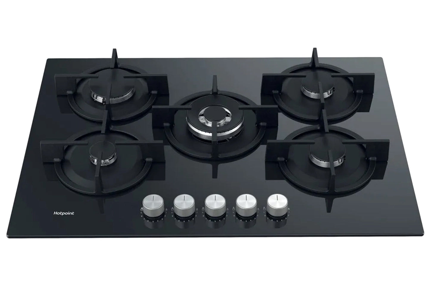 Hotpoint 73cm Built-in Gas Hob | HGS72SBK | Black