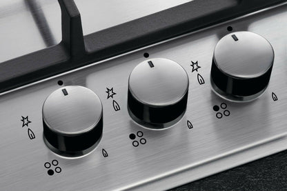 AEG 75cm Slim line 5 Burner Gas Hob | HGX75400SM | Stainless Steel