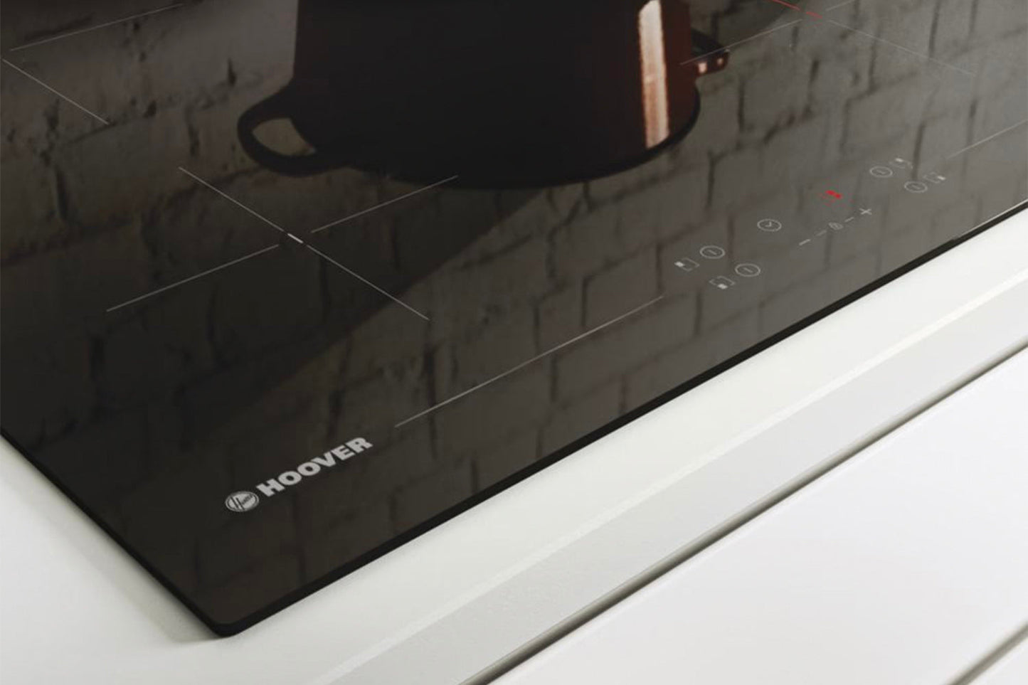 Hoover 60cm 4 Zone Ceramic Hob | HH64BVT | Black