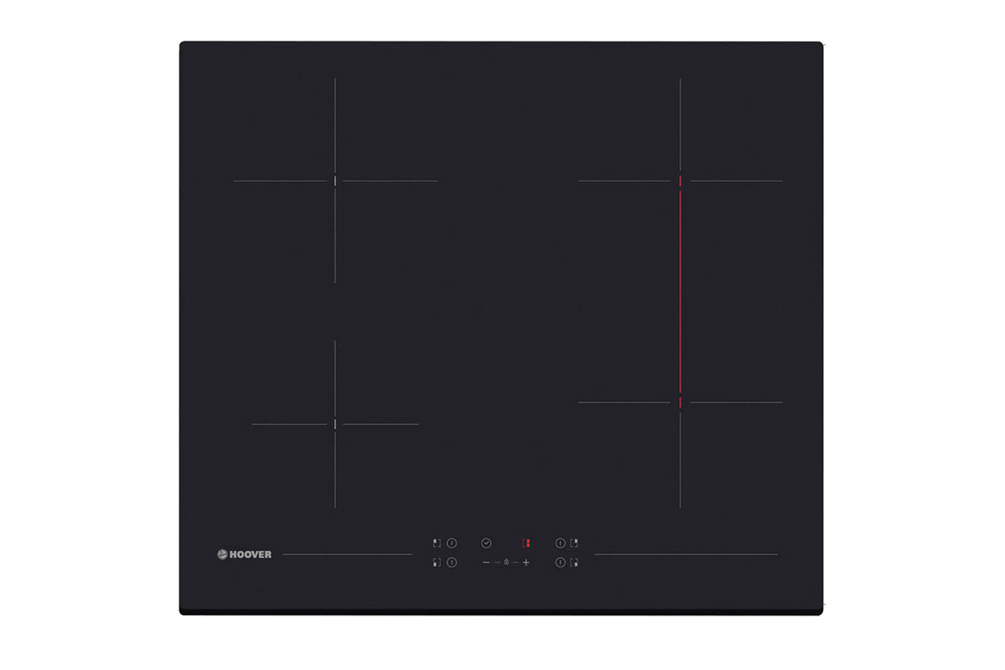 Hoover 60cm 4 Zone Ceramic Hob | HH64BVT | Black