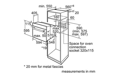 Bosch Series 2 Built-in Single Oven | HHF113BR0B