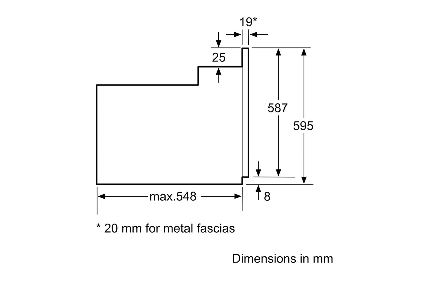 Bosch Series 2 Built-in Single Oven | HHF113BR0B