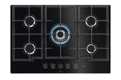 AEG 8000 Series 75cm Built-in Gas Hob | HKB75450NB