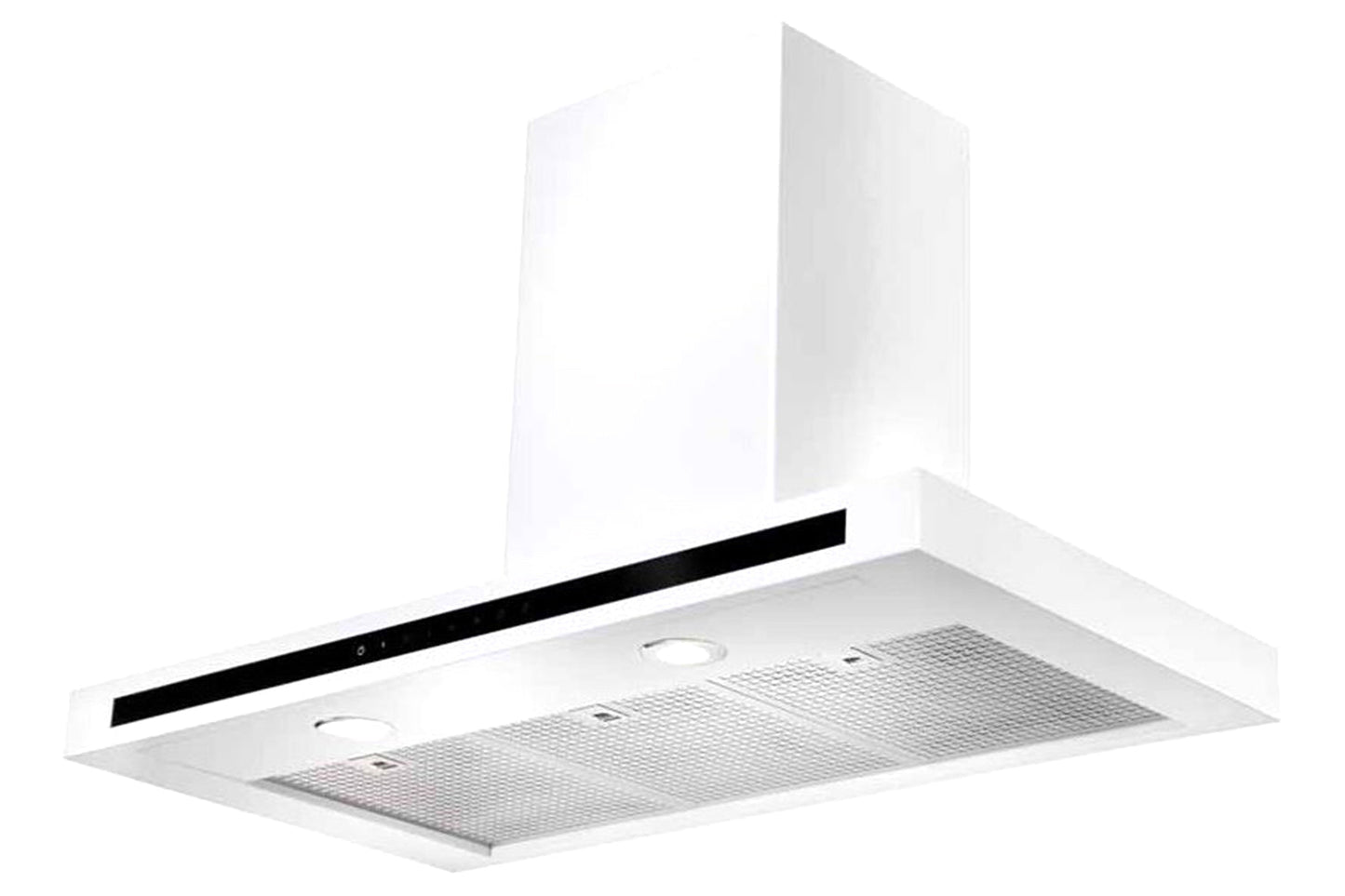 Rangemaster 110cm Hi-Lite Flat Chimney Hood | HLTHDS110WH/