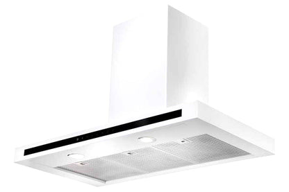Rangemaster 110cm Hi-Lite Flat Chimney Hood | HLTHDS110WH/
