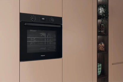 Hotpoint Class 2 Built-in Multiflow Single Electric Oven | HO455CBUK | Black