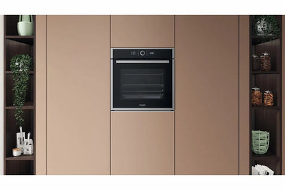 Hotpoint 73L Built-In Electric Fan Single Oven | HOI4S8HM0XUK | Stainless Steel