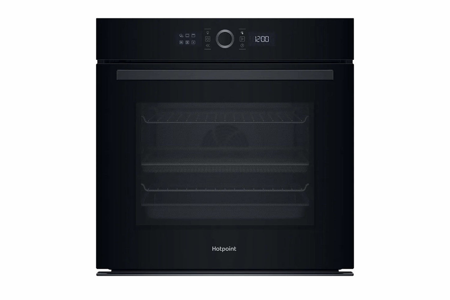 Hotpoint 73L Built-In Electric Fan Single Oven | HOI4S8PM0BUK | Black