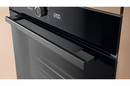 Hotpoint 73L Built-In Electric Fan Single Oven | HOI4S8PM0BUK | Black