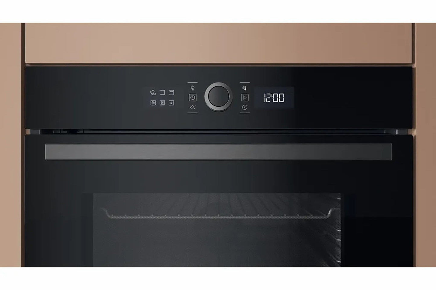 Hotpoint 73L Built-In Electric Fan Single Oven | HOI4S8PM0BUK | Black
