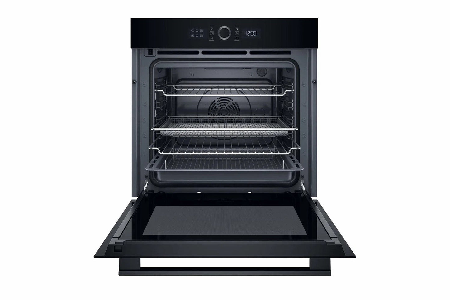 Hotpoint 73L Built-In Electric Fan Single Oven | HOI4S8PM0BUK | Black