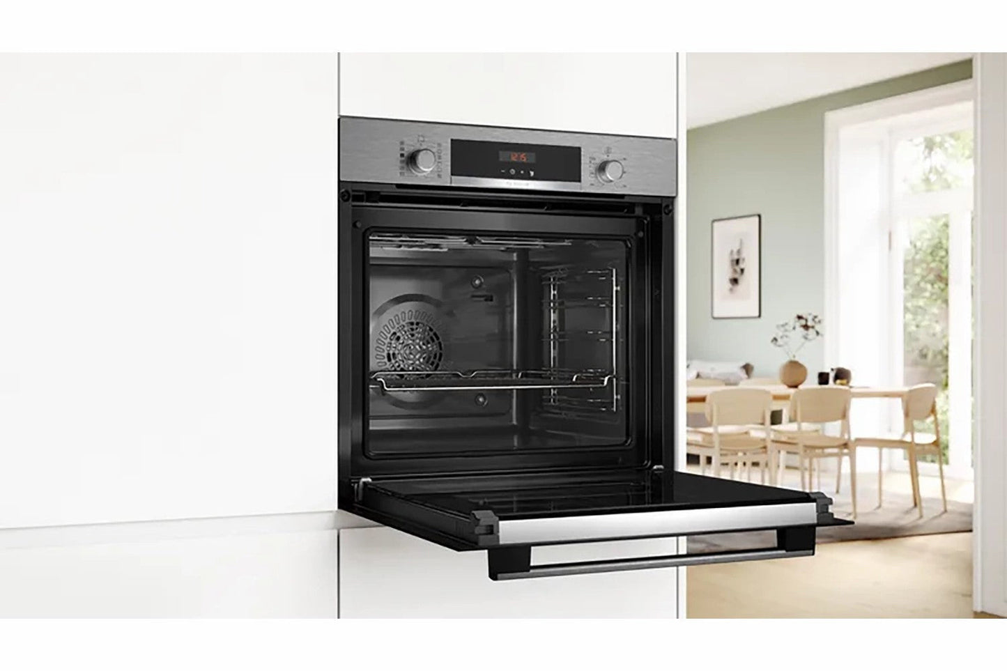 Bosch Series 4 Built-in Oven with Steam Function | HQA574BS3B