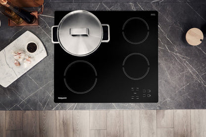 Hotpoint 60cm 4 Zone Induction Hob | HR612CH | Black