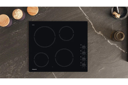 Hotpoint 60cm Electric Built-in Induction Hob | HR620RH | Black